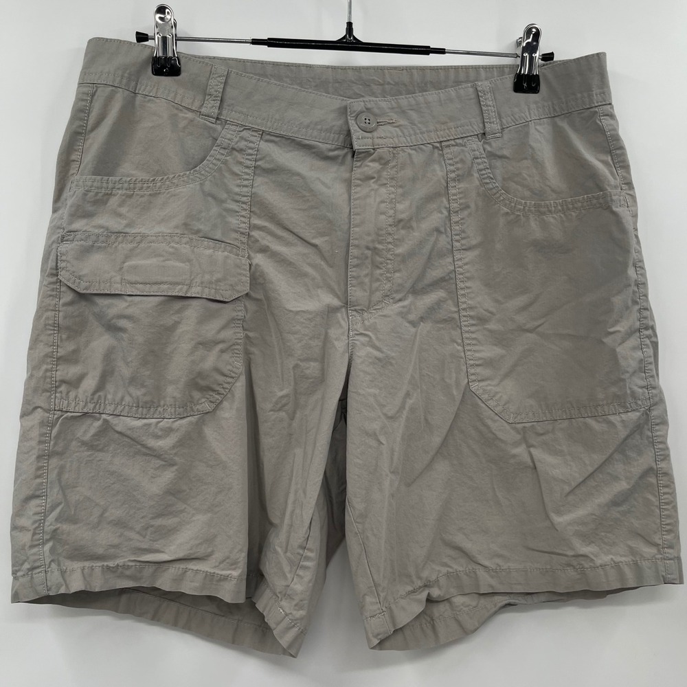 Columbia Sportswear 34W Gray Hiking Outdoor Casual Cargo Shorts
